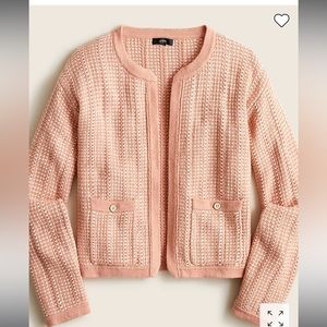 NWT J.Crew open front cropped cardigan